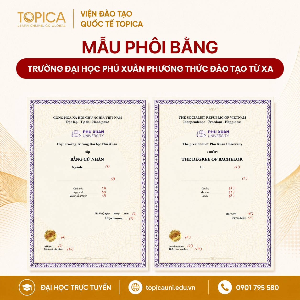 Mẫu phôi bằng